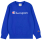 Champion Kids Big Logo Fleece Sweatshirt "Blau"