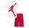 Set Jordan Infants Jumpman Jumbo Tee und Tee Kurz "Gym Red-White"