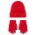 Jordan Kids Essential Beanie und Handschuhe 2Piece Set "Red Gym"