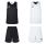 Set Reversible Adulto Peak Sport Basketball Team Reversible "Black/White"