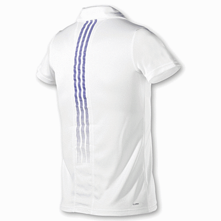 Adidas Polo Girls Response Traditional (weiß/blau)