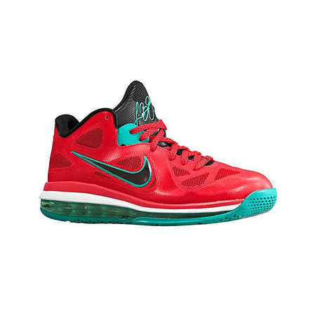 Lebron 9 Low "Liverpool" (601/red/black/turquoise)