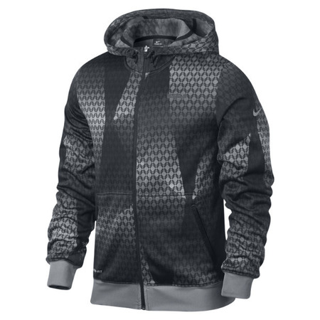 Lebron Hero Capucha Hero Print FZ Hoody (065/black/gris)