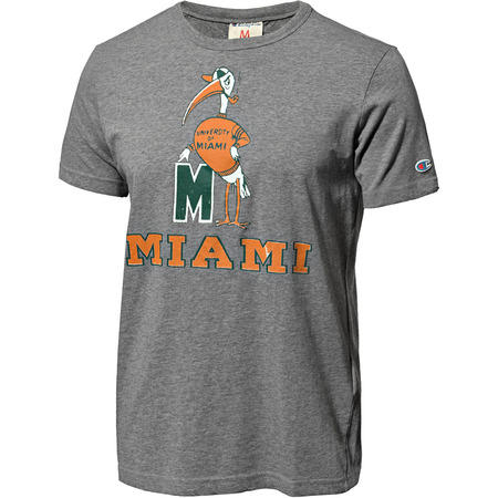 Champion Camiseta Final Four University of Miami Hurricanes (gris)