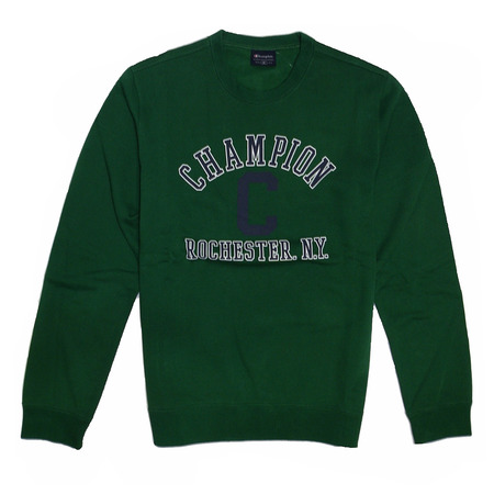 Champion Sudadera Athlentic Rochster New York Logo (verde)