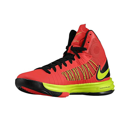 Nike Lunar Hyperdunk "Redvolt" (603/rojo/verdelima/negro)