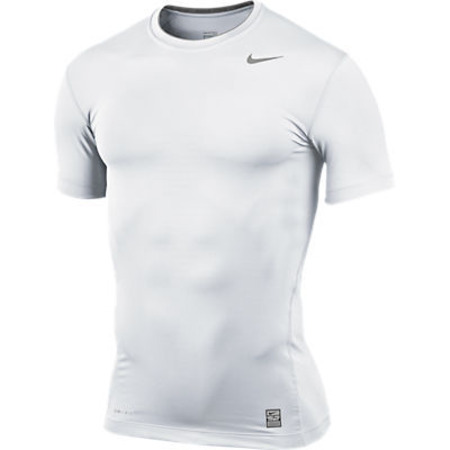 Das Nike Pro Combat Compression Hemd (100/weiß)