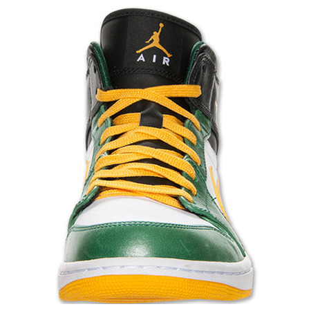 Air Jordan 1 Mid "Greenish" (307/verde/amarillo/blanco)