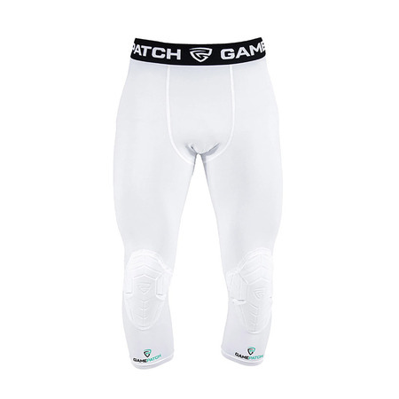 3/4 Strumpfhosen mit Knee Padding "White"