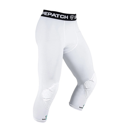 3/4 Strumpfhosen mit Knee Padding "White"