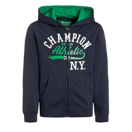 Champion Sudadera Niño Capucha FZ Athletic NY 1919 (marino/verde)