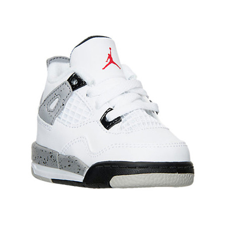 Jordan 4 Retro Bt "White Cement" (104/weiß/rot/schwarz/silber)