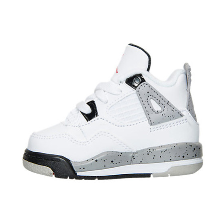 Jordan 4 Retro Bt "White Cement" (104/weiß/rot/schwarz/silber)