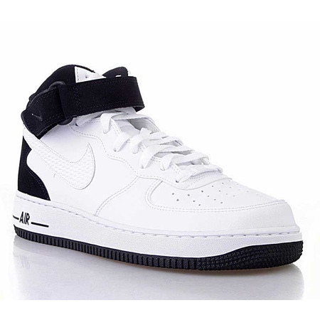 Luftwaffe 1 Mid \\'07 "WhiteBlack" (124/blanco/negro)