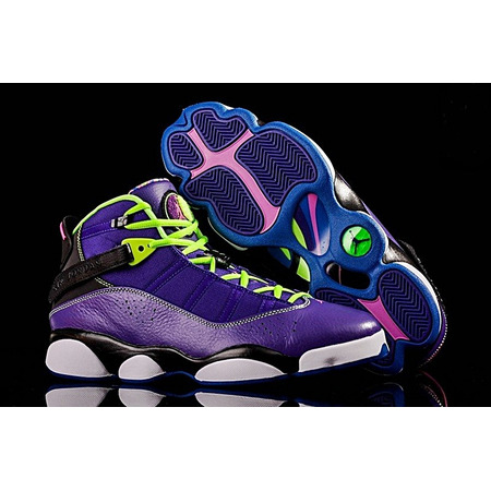 Jordan 6 Ringe "Bel Air" (515/court lila/lima/blanco/negro)