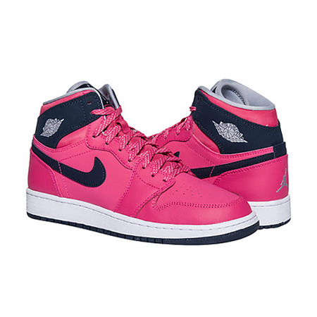 Air Jordan 1 Retro High GG "Pink" (vivid pink/wolf grau/weiß)