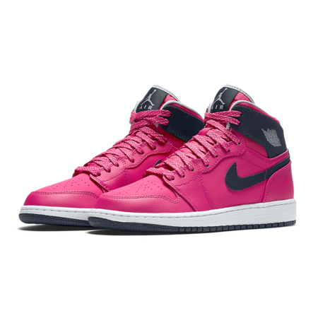 Air Jordan 1 Retro High GG "Pink" (vivid pink/wolf grau/weiß)