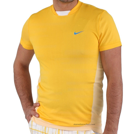 Nike Camiseta Nadal Rush und Crush Victory (amarillo/blanco)