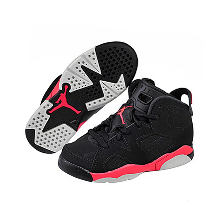 Jordan 6 Retro BP Niño (023/negro/rojo/negro)