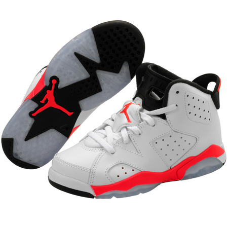 Jordan 6 Retro BP Kind (weiß/rot/schwarz/schwarz)