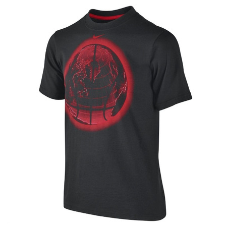 Camiseta Nike Glow Ball World (010/negro/rojo)