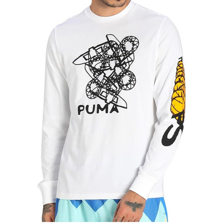 Puma 4TH Quarter LS Tee "Weiß"