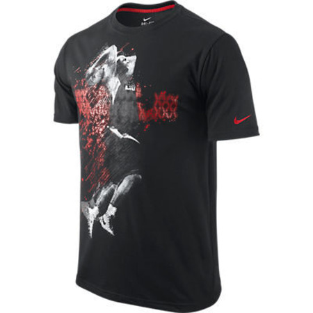 Lebron Data Sport Tee (010/schwarz/rot)