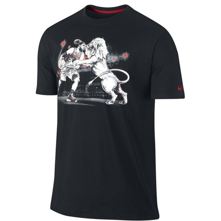 Lebron Lion innerhalb Hero Tee (010/negro/blanco/rojo)