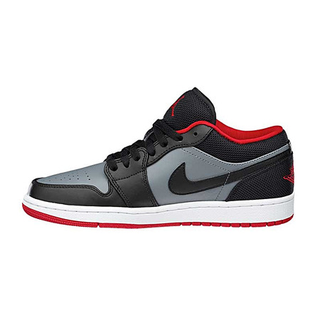 Air Jordan 1 Low "Night Red" (020/negro/rojo/cool grey)