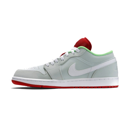 Air Jordan 1 Low "Wolf Grey" (021/gris/rot/türkis/weiß)