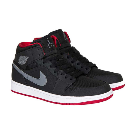 Air Jordan 1 Mid "Night" BG Child (034/black/red/white)(36-40)