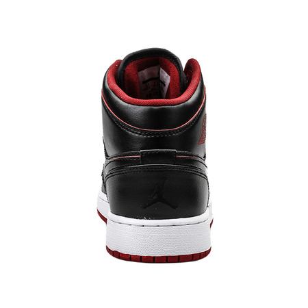 Air Jordan 1 Mid Bg Niño "Night" (028/negro/rojo/blanco)