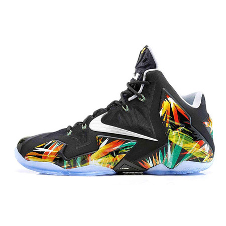 Lebron XI "Everglades" (006/black/gelb/grün)