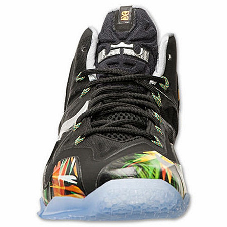 Lebron XI "Everglades" (006/black/gelb/grün)