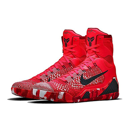 Kobe 9 Elite "Weihnachten" (600/Brightcrimson/negro/blanco)