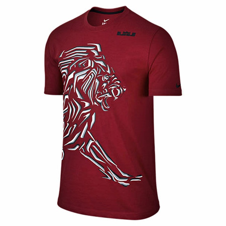 Lebron Lion T-Shirt (687/red/white)