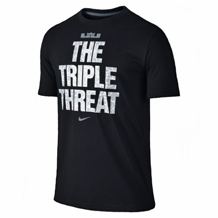 Camiseta Lebron "The Triple Threat" (010/negro/gris)