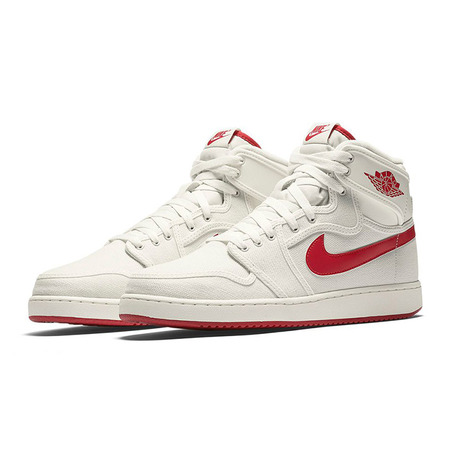 Air Jordan 1 Ko High Og "Timeless Canvas" (102/sail/varsity rot)