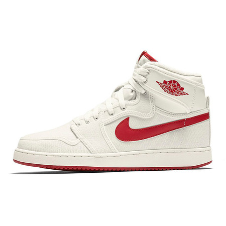 Air Jordan 1 Ko High Og "Timeless Canvas" (102/sail/varsity rot)