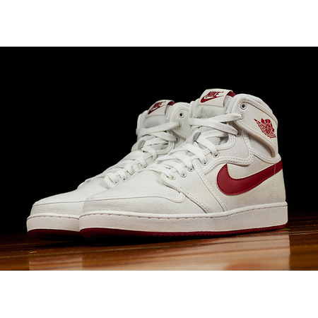 Air Jordan 1 Ko High Og "Timeless Canvas" (102/sail/varsity rot)