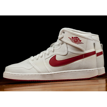 Air Jordan 1 Ko High Og "Timeless Canvas" (102/sail/varsity rot)