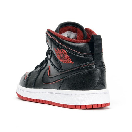 Jordan 1 Mittel BT (028/schwarz/rot)(19.5-27)