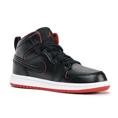 Jordan 1 Mittel BT (028/schwarz/rot)(19.5-27)