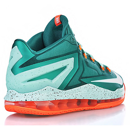 Air Max Lebron XI Low "Biscayne" (313/grün/weiß/orange)