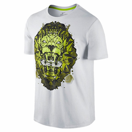 Lebron Lion T-Shirt (100/blanco/verde)