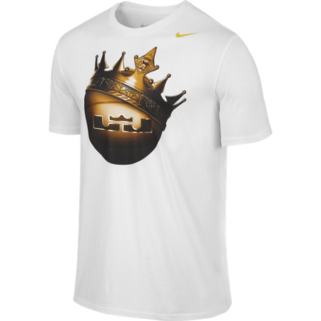 Camiseta Lebron Crown Ball (100/blanco/oro)