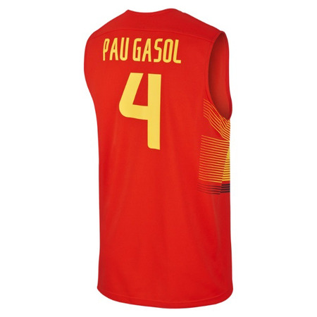 Nike Logo Spanien Replica Pau Gasol (600/rot/gelb)