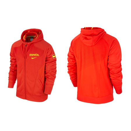 Capucha Sudadera Basket Spanien (600/rojoamarillo)