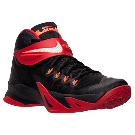 Nike Zoom LeBron Soldier VIII "Crash" (016/negro/blanco/rojo/crim)