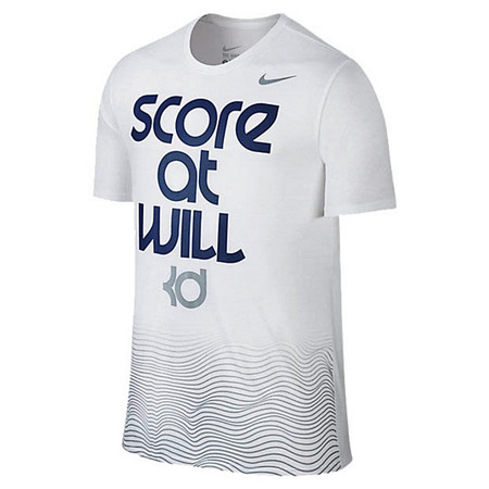 KD Camiseta "Score at Will" (100/blanco/azul)